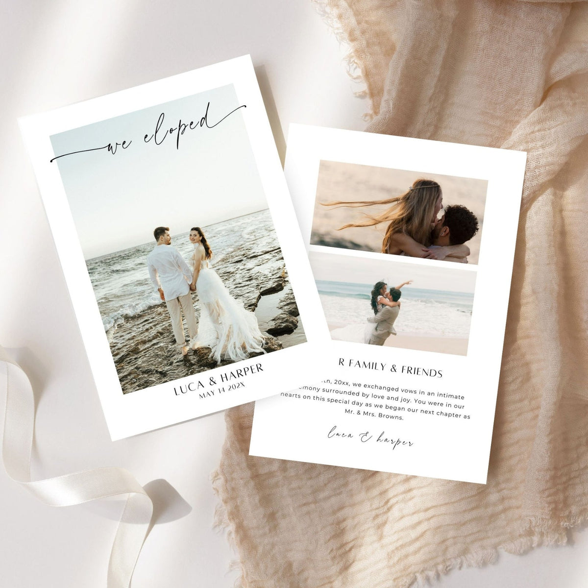 ELOPEMENT ANNOUNCEMENT