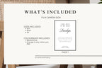Wedding QR Code Sign Template Includes A4, 8x10 and 5x7 Printable Sizes, Editable Canva Wedding Reception Sign, Instant Download Minimalist Wedding Decor