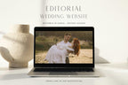 Editable wedding website template Canva, wedding website design template, wedding RSVP website, wedding website landing page, digital wedding planning template