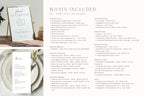 Editable wedding template bundle inclusions, wedding Canva templates list, wedding signs and stationery package, printable wedding planning templates, instant download wedding bundle