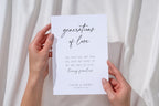 Editable printable Generations of Love wedding sign held in hands, family generations wedding sign template, minimalist wedding decor printable, Canva instant download