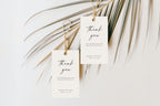 Minimalist Wedding Favor Tag Template: Editable Thank You Label (Instant Download), MC25