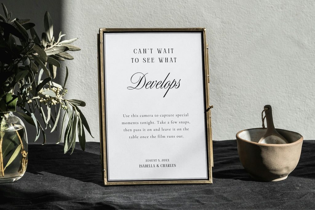Editable Wedding Guest Photo Sharing Sign, QR Code Wedding Reception Printable, Modern Minimalist Wedding Sign Template, Instant Download Canva Wedding Decor