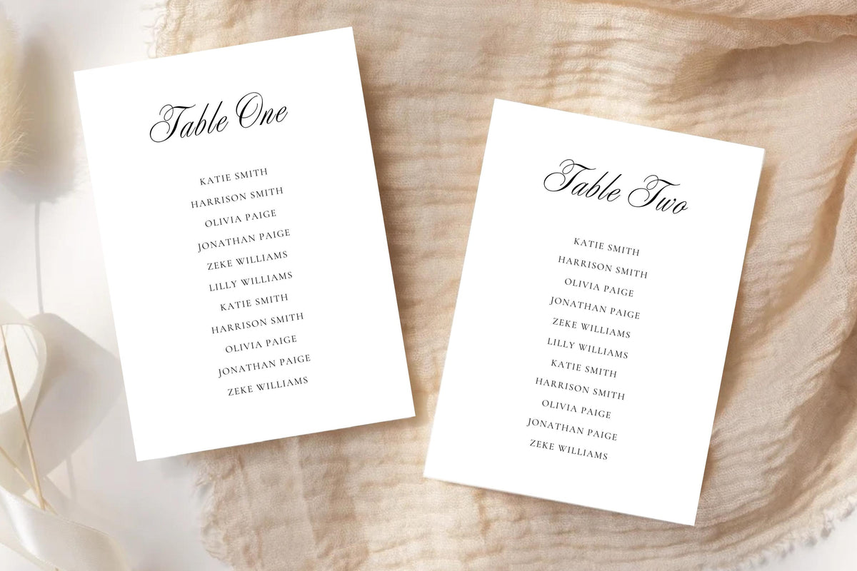 Luxury wedding seating chart card bundle on neutral linen, editable Canva wedding seating plan templates, modern printable wedding reception signs