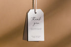 Minimalist Wedding Favor Tag Template: Editable Thank You Label (Instant Download), MC25