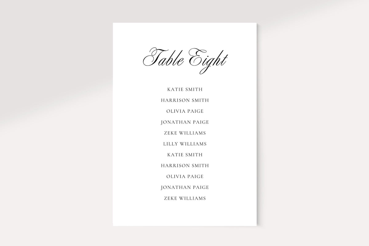 Editable wedding seating chart card template, luxury minimalist wedding seating plan, printable Canva reception seating list, modern wedding sign download