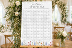 Editable Wedding Sweepstakes Sign Template, Printable Bridal Shower Sweepstakes Game Sign, Floral Wedding Reception Sweepstakes Poster, Instant Download Canva Template