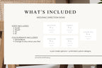 Wedding signs bundle Canva template, editable wedding signage package, printable wedding sign bundle, wedding welcome sign, ceremony sign, reception sign, parking sign, restroom sign, instant download wedding templates.